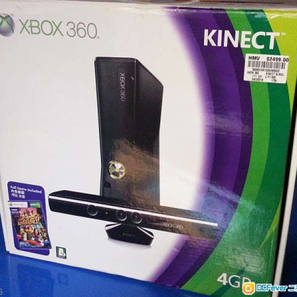 XBOX360 slim 250G + Kinect 套裝