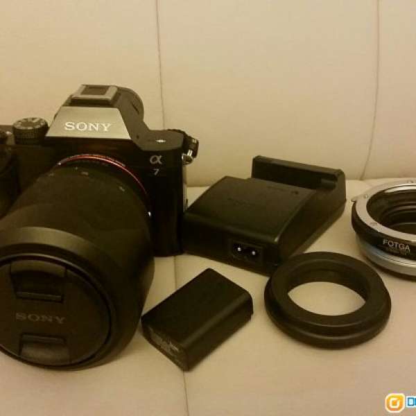 Sony A7 kit set + eos mount + m39 mount