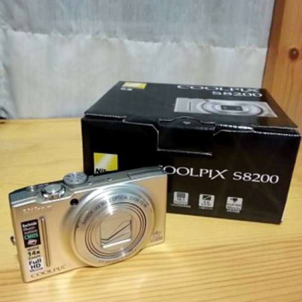 100%NEW 全新Nikon Coolpix S8200