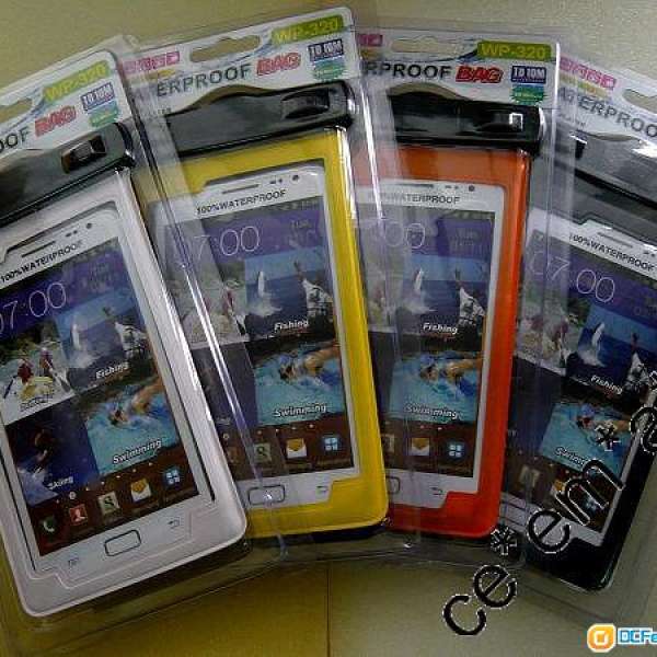 ( 全新四色) Samsung Note 4 Note 3 滑雪 手機 10米水深 防水套 防水袋 LG G3 Note...