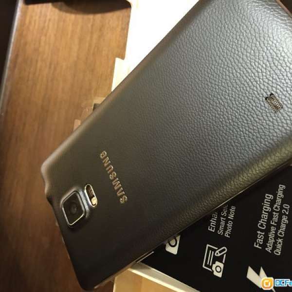 90% new Samsung Galaxy note 4, black, 32gb