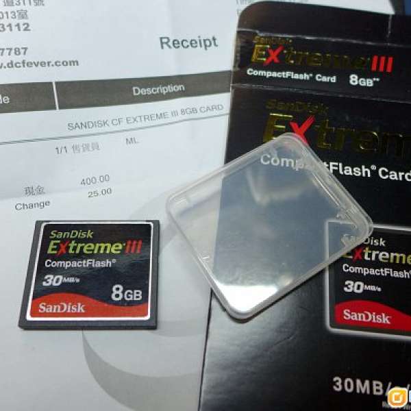 SanDisk Extreme 8GB CF咭