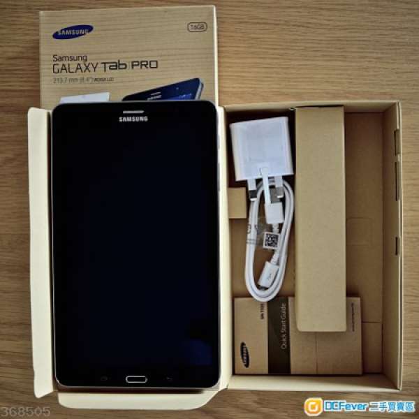 95% NEW Samsung Tab Pro 8.4" LTE Black 行貨全套有盒有單，可用作電話