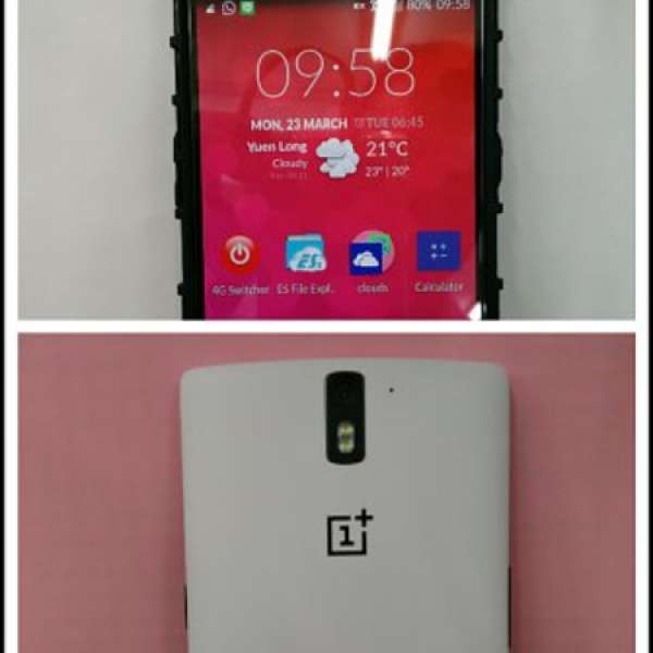 95% new Oneplus One 64G 白色國行 中港3g/4g  可換tab s