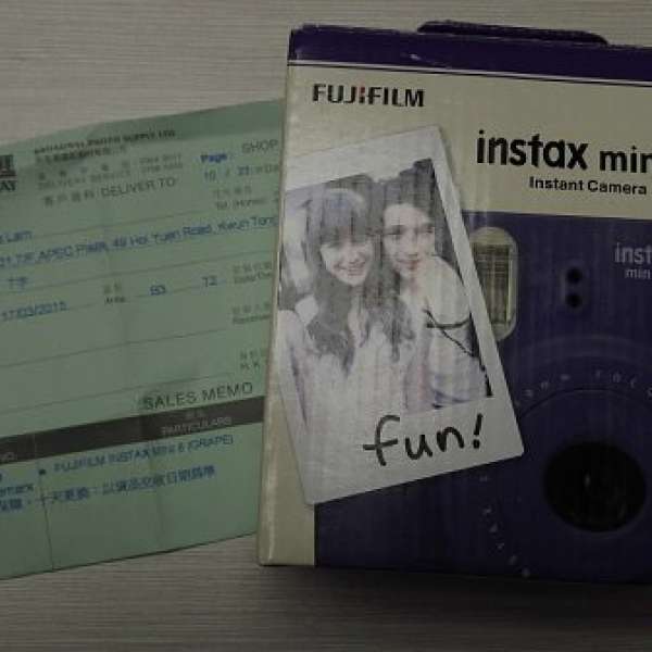 全新未開Fujifilm instax mini 8 紫色行貨有百老匯單