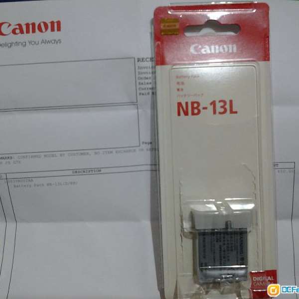 canon g7x 電池 nb-13l nb13
