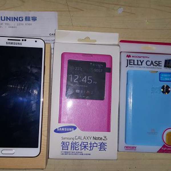 Samsung Note 3金色 4G lte 95%new 行貨