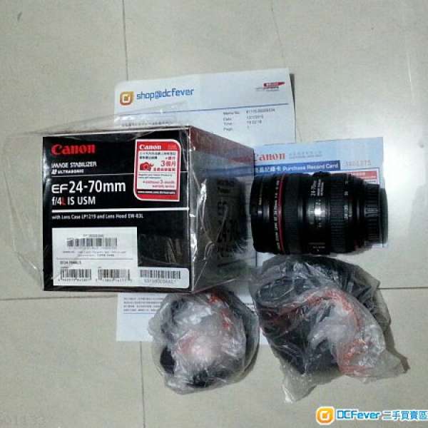 Canon EF 24-70 F4 IS USM ( 95% 有保 )