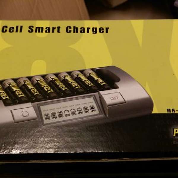 全新100% Powerex MH-C800S 8-Cell Smart Charger for AA / AAA
