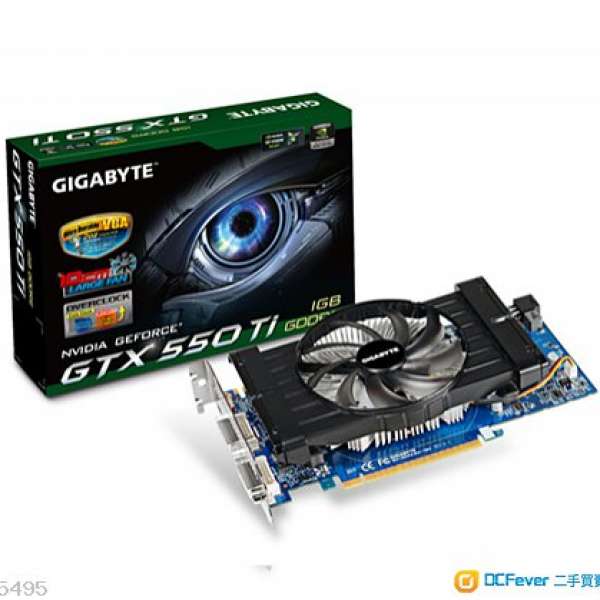 GIGABYTE GeForce GTX 550 Ti GPU 1G DDR5 192BIT