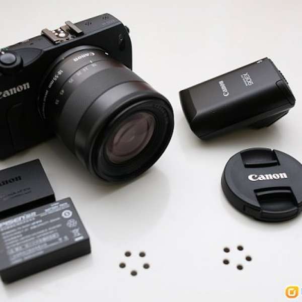 Canon EOS M1 (BODY+90EX+18-55) 黑色行貨
