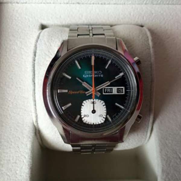精工Seiko 5 speed-timer automatic chronograph watch 6139