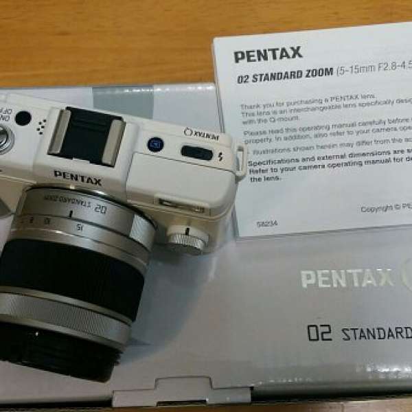 Pentax Q 珍珠白 & 02 stardard lens