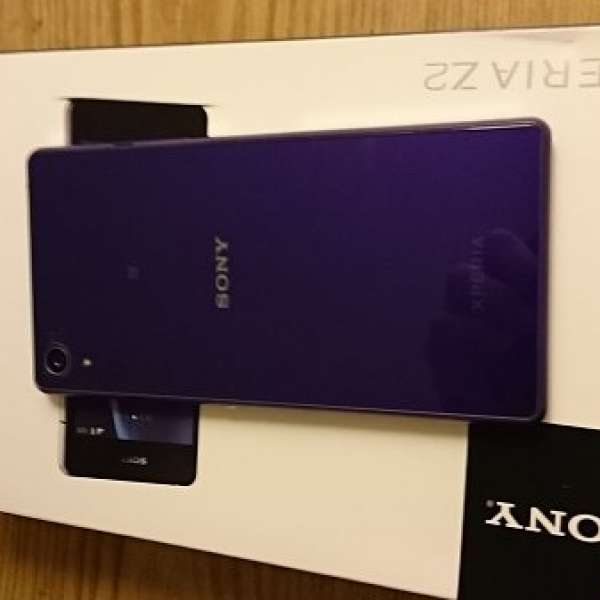 放 sony Z2 d6503 行貨 紫色 有盒有單有保養