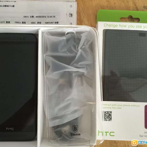 HTC E8 單卡中港4G灰色行機有保養連原裝Dot View