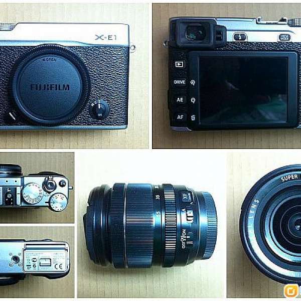Fujifilm X-E1 (sliver) & XF 18-55mm F2.8-4 ($3300)