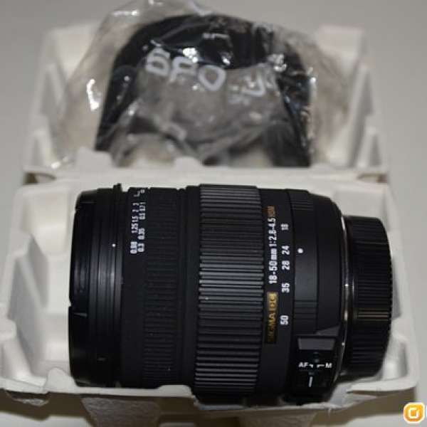 Sigma 18-50mm F2.8-4.5 DC OS HSM 96%new For nikon