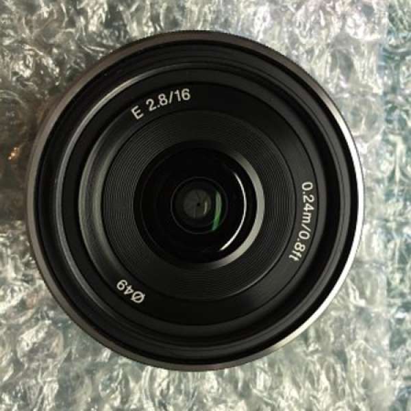 100% 全新 Sony 餅鏡 16mm f/2.8 (E-mount) SEL16F28