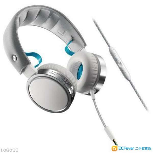 100% 全新 Philips O'Neill SHO7205 白色 音樂Headphone 超級伸展性的 TR90 頭帶