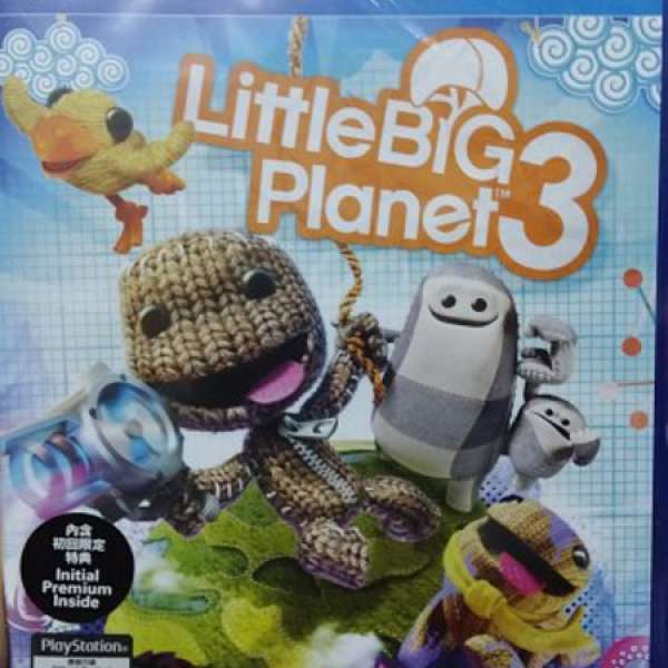 PS4 Little Big Planet 小小大星球3 連 Second son/ Escape plan/ Resogun