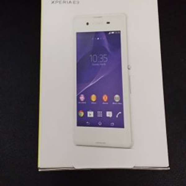 Sony Xperia E3 4G LTE 白色 全新