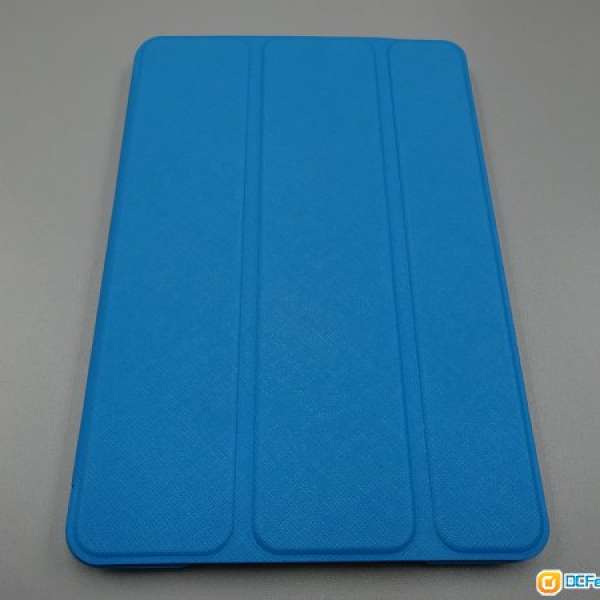 全新iPad Mini 1&2 藍色超薄休眠皮套
