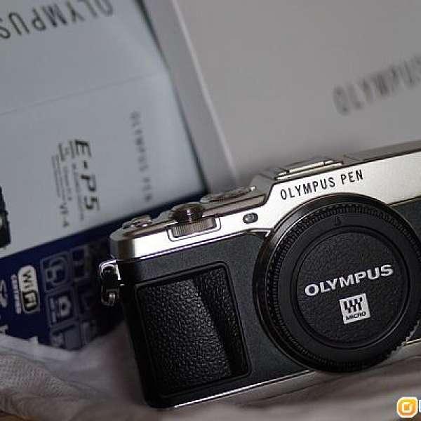 As new Olympus ep5 e-p5 silver color body only