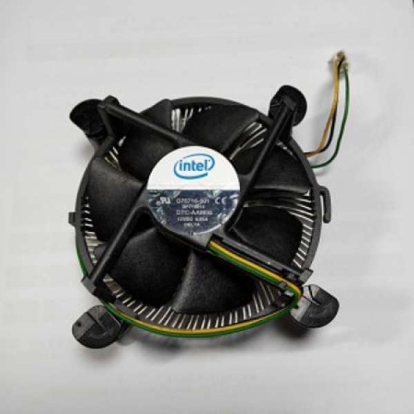 原裝 Intel LGA 775 CPU Heatsink Fan 散熱器 1個