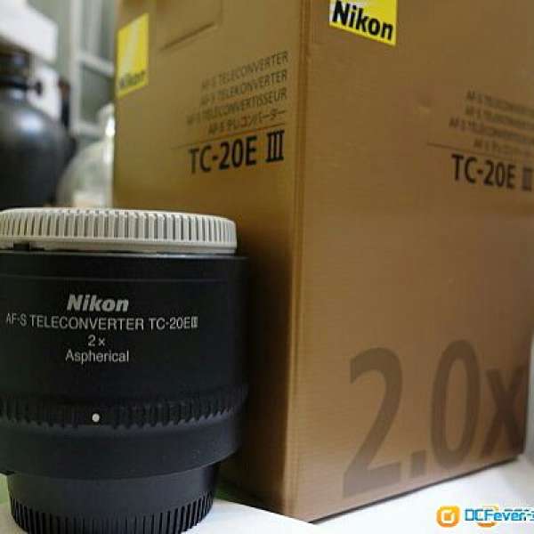 95% new Nikon TC-20 III 2X 增距鏡