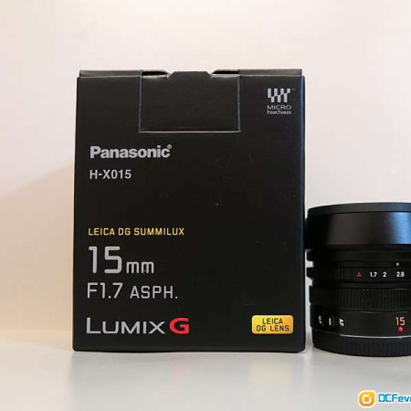 Panasonic Leica DG  Lens 15mm f1.7 ASPH (黑色)