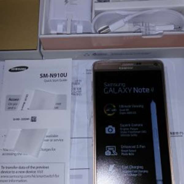 全新全套Samsung Galaxy Note 4 (即交$4500)