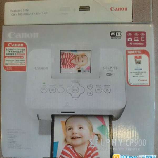 CANON SELPHY CP900輕巧相片打印機 連相紙
