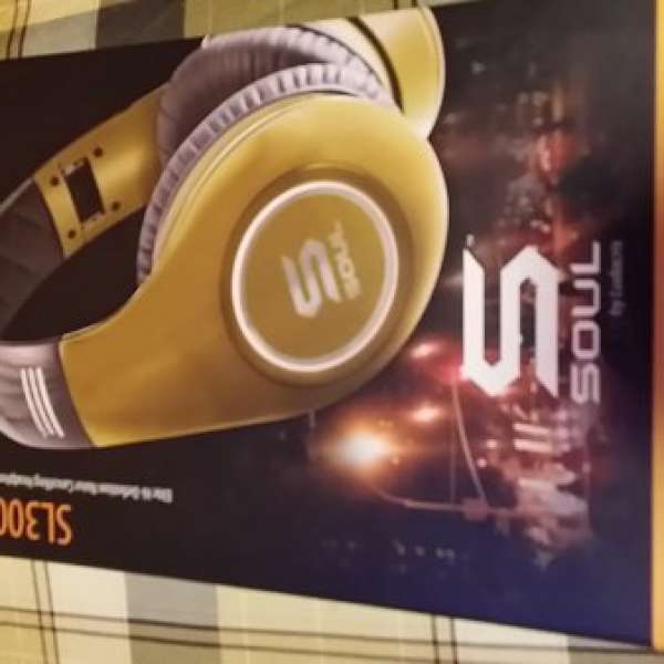 SOUL SL300耳机金色