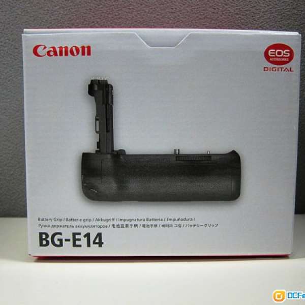 99%新 Canon BG-E14 原廠70D手柄/直倒 / 另售LP-E6電池x1