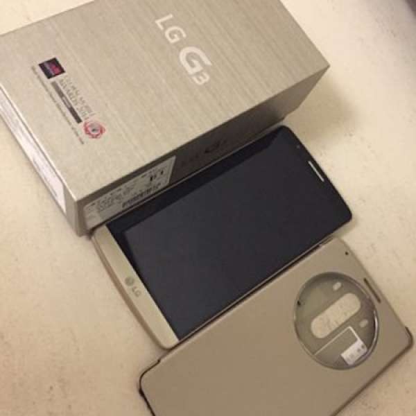 出售LG G3 32G ﹙單卡﹚金色 九成半新