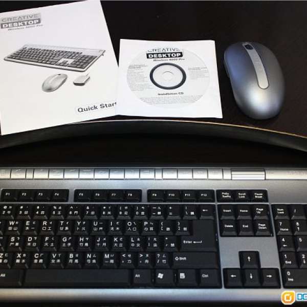 出售 Creative 2.4G Wireless Keyboard + Mouse 無線滑鼠及鍵盤