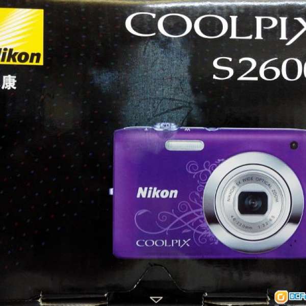 放 極新 Nikon S2600 1400萬像 數碼相機