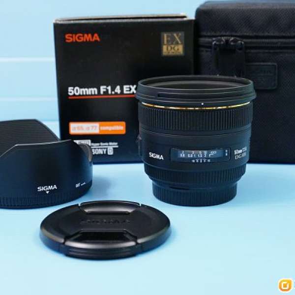 Sigma 50/1.4 EX DG HSM(新皮) 98%新 -- Sony A mount Full Frame