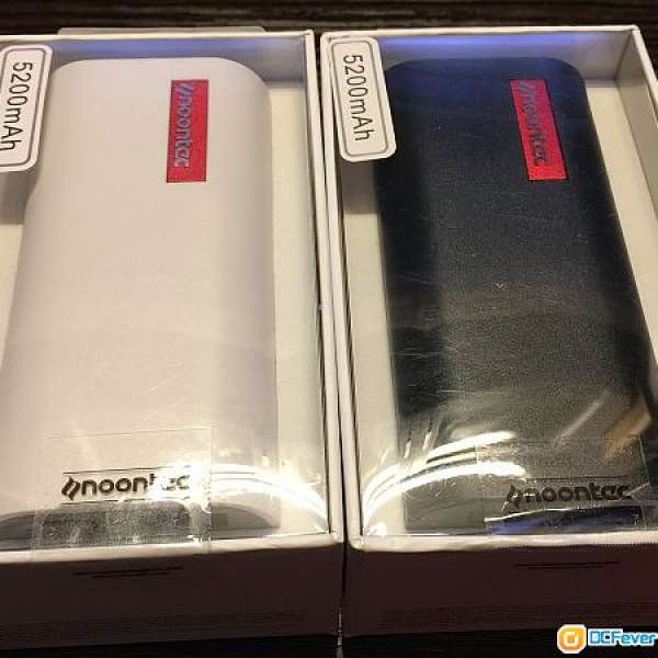 全新 POWA Mobile power bank noontec 5200mAh 黑白兩色