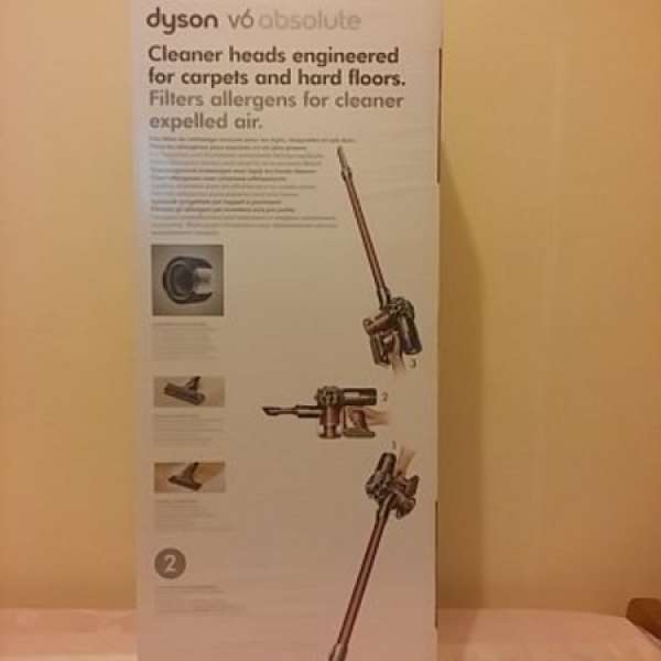 全新Dyson V6 Absolute最強手提式吸塵機 吸力永不減弱