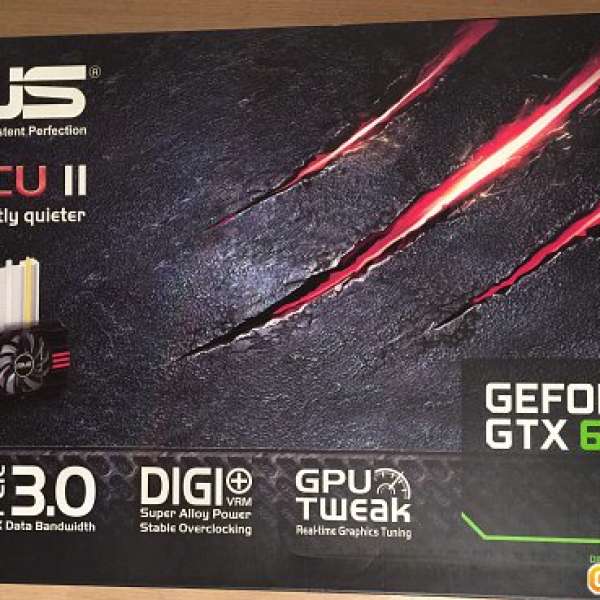 華碩 ASUS GTX660Ti 2G GDDR5 2xDVI/HDMI/DP PCI-E DC2