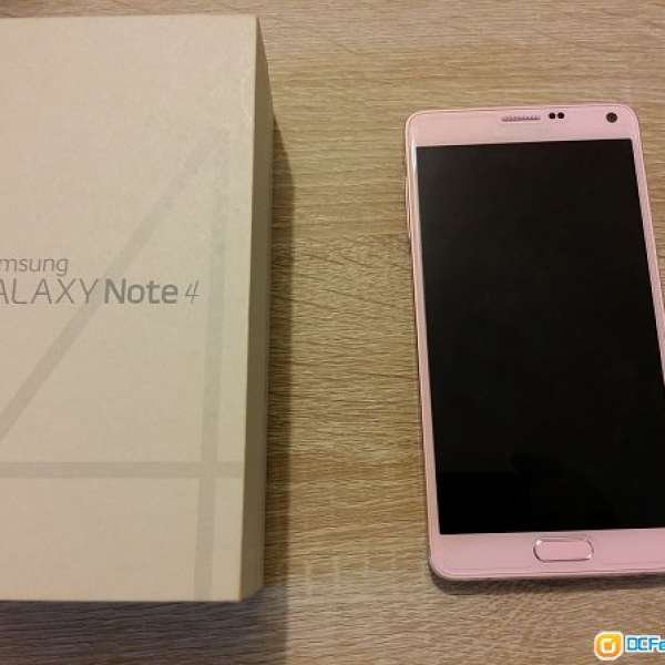 99.9%新 三星 Samsung Note 4 雙卡 中港 4g LTE N9100 行貨粉紅色 16gb 安卓5.0.1