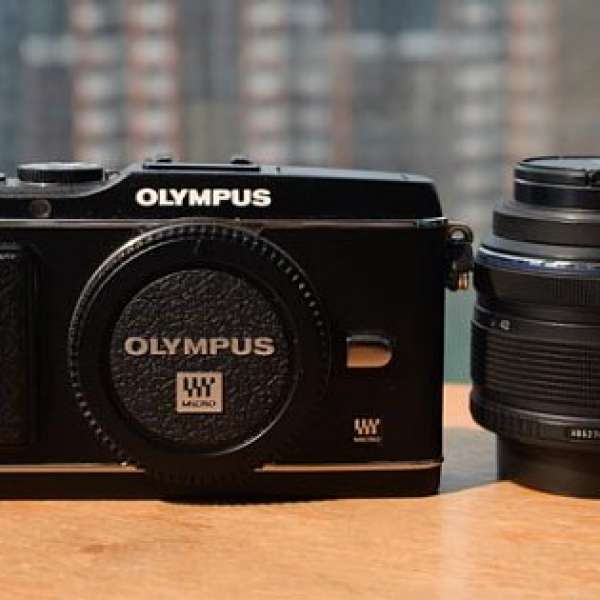Olympus E-P3 連 Kid lens；VF2 viewfinder