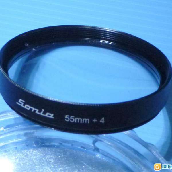 55mm close up filter +4 近攝鏡 微距攝影 (90% new)