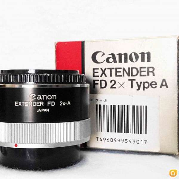 CANON EXTENDER FD 2X-A 佳能 原裝 2 倍增距鏡 AE-1 A-1 F-1 通用 全套原廠包裝