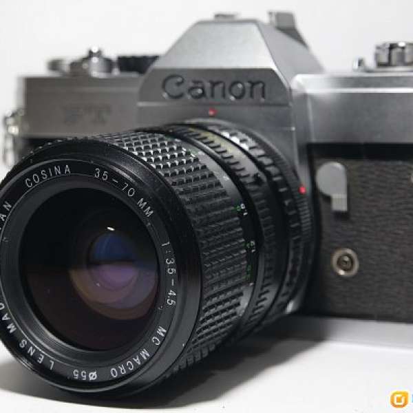 Canon FT + Cosina Lens.....