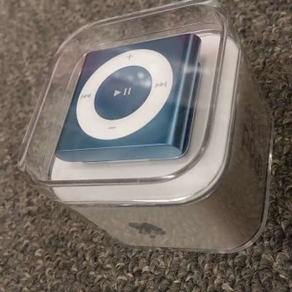 100% 全新 原裝ipod shuffle 2G 藍色 (只拆開包裝)