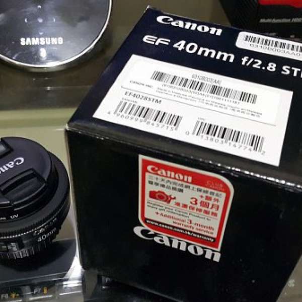 Canon EF 40mm f/2.8 STM (附送 FILTER)