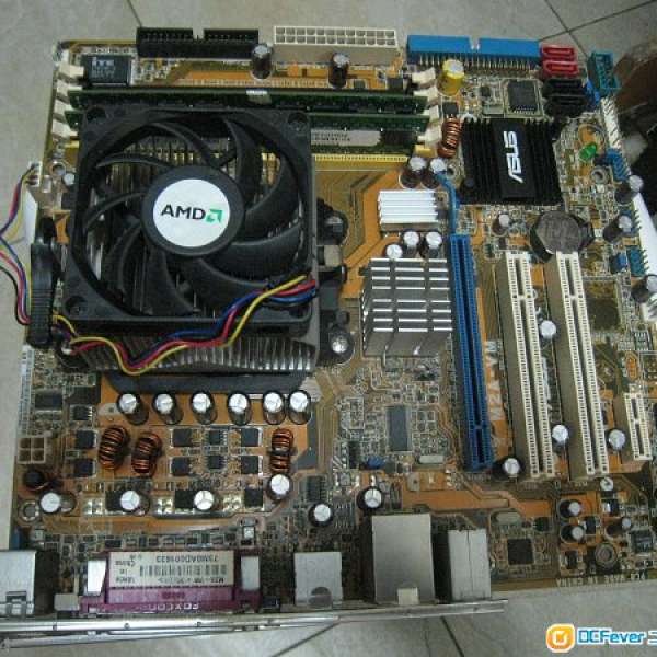 AMD 雙核CPU + ASUS MATX 底板+ 2GB RAM