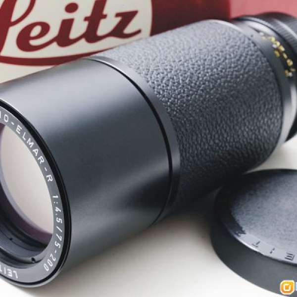 LEICA R Vario-Elmar 75-200 F4.5 (改AI)接近全新    連盒及內包裝    新舊藝康機全...